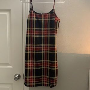 Justify dress, size large, plaid